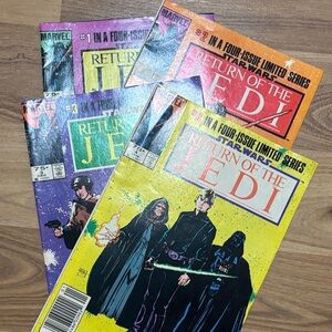 Vintage 1983-84 Marvel Return of the Jedi Comic Set of 4